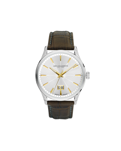 Klassische Armbanduhr Sonnenschliff Zifferblatt